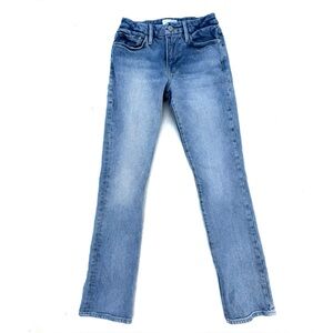 Frame Denim Le Mini Boot Mid-rise Jeans in Kerwin Wash Size 25